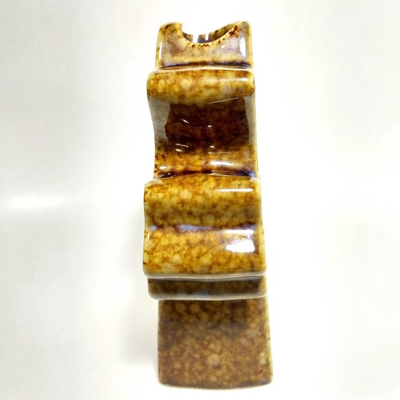 Vintage Ceramic Blue‎ Religious Cross Tea Light Candle holder #1299 - Picture 4 of 8